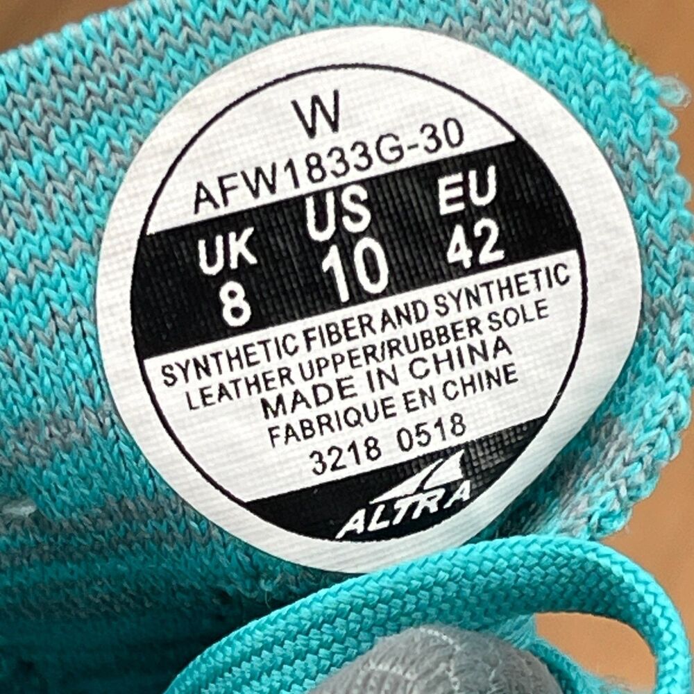 Altra Escalante 1.5 Shoes Womens Size 10 Teal Running Comfort Walking Sneakers - Picture 8 of 9